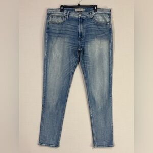 Hudson Zack Newport Slim Straight Jeans Men’s Size 38 Light Wash